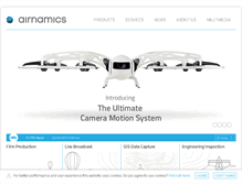 Tablet Screenshot of airnamics.com
